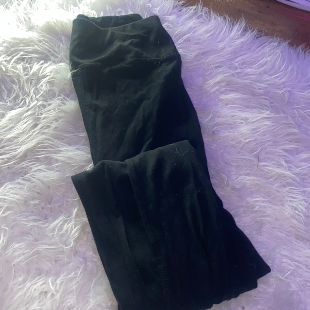 NY&C Black Flared Yoga Pants